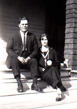 70 Ed Sr & Minnie on porch